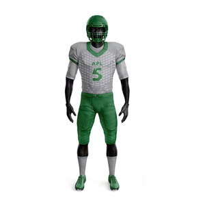 Uniformes Deportivos Personalizados al por Mayor, Jersey de Fútbol Americano y Rugby Cosido, Manga Corta, Transpirable, Impresión por Sublimación - Product Image 2