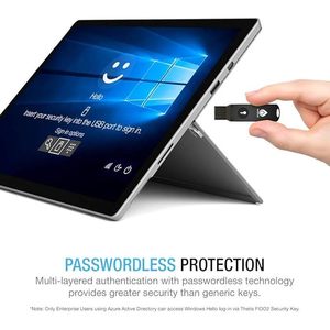 Chiave di Sicurezza FIDO2 Thetis, Autenticazione Universale a Due Fattori, Design Pieghevole, Protezione Multistrato, Gadget USB - MB000368 - Product Image 5