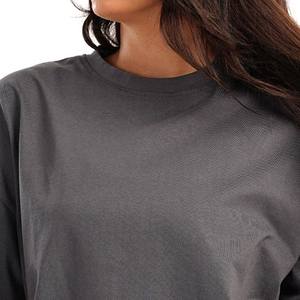 Nueva camiseta de gran tamaño de moda para mujer, camisetas personalizadas de fábrica, camisetas para mujer hechas en Pakistán - Product Image 4