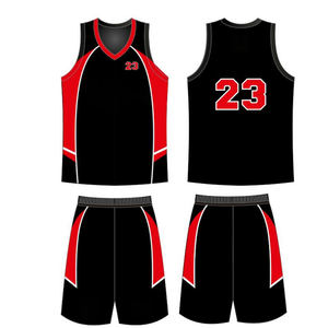 Maillot de basket-ball personnalisé pour hommes taille XS ensemble d'expédition rapide avec nom et numéro imprimé sur mesure pour la saison estivale - Product Image 1