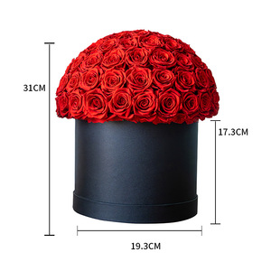 AYOYO Fiori <span class=keywords><strong>di</strong></span> Rosa Artificiali Personalizzabili, Bouquet a Forma <span class=keywords><strong>di</strong></span> Cuore in Vari Stili, Fiori Conservati, <span class=keywords><strong>Regalo</strong></span> per <span class=keywords><strong>San</strong></span> <span class=keywords><strong>Valentino</strong></span> - Product Image 5