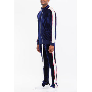 Design Customized Quality Men <b>Velour</b> <b>Tracksuit</b> Custom Made Men <b>Velour</b> for Jogging Wholesale Price <b>Velour</b> <b>Tracksuit</b> - Product Image 2