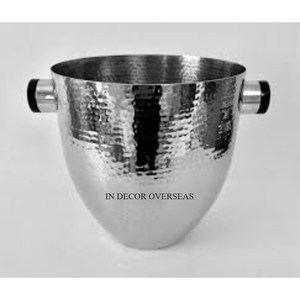 Textura martillada Acero inoxidable Plata Brillante Pulido Mejor calidad Cubo de hielo Bebidas Tinas Enfriador Barware Accesorios Suministro - Product Image 1