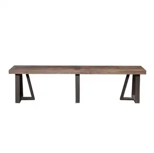 Farmhouse classic solid wood <b>bench</b> <b>indoor</b> and outdoor furniture for home living room outdoor garden storage <b>bench</b> made in India - Product Image 1