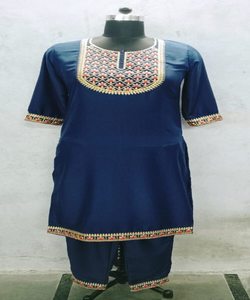 Vêtements islamiques, costume Sharara en velours cousu pour femmes musulmanes, boutique de mode pakistanaise, robe trois pièces pour l'Aïd, tenue de soirée - Product Image 4