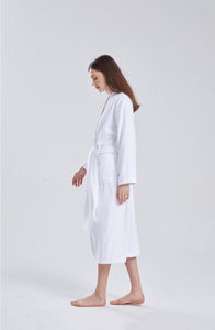 Peignoir de nuit pour femme, en laine gaufrée, décontracté, vintage, pour les vacances d'hiver, 100% - Product Image 3