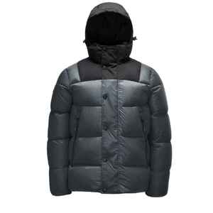 Blouson matelassé réversible coupe-vent écoresponsable pour homme grande taille couleur unie – Vêtement d'hiver urbain – Prix usine de gros - Product Image 4