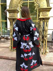 2025 nouveauté solide bohème brodé parole longueur tricoté écologique mignon coton Boho Style été sans manches en vrac - Product Image 5