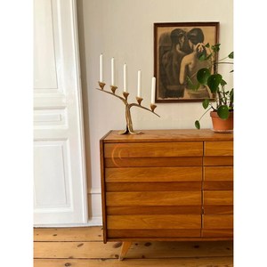 Luxury Gold Polished <strong>Lightning</strong> Candelabra <strong>Unique</strong> Candle Jar Decoration Candelabra Wedding Decoration Candle Holder From Indian - Product Image 4