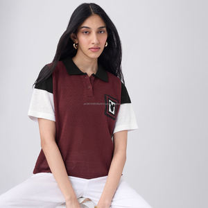 Polo de Verano Fit2Fight, Poliéster y Algodón, Bordado Personalizado, Corte Ajustado, Transpirable, para Mujer, Camiseta Polo Informal - Product Image 1