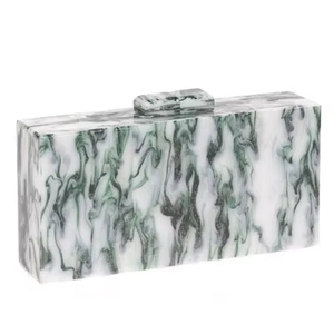 Hot Selling Luxury Clutch Bag Resin Molds <b>Heart</b>-Shaped Custom Color Epoxy Resin Fashionable <b>Wooden</b> Metallic Style - Product Image 1