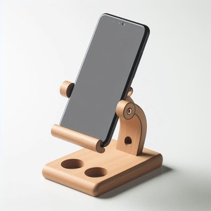 Nature Inspired Handmade Wooden Phone Stand Eco Friendly <strong>Excellence</strong> - Product Image 3