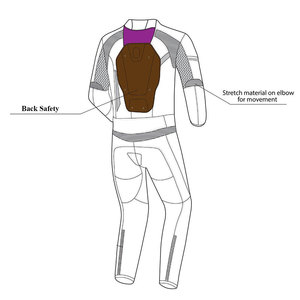 Trajes de Motociclismo de Cuero CE Armor, Trajes de Motociclismo de Cuero de Marca Privada en Venta - Product Image 4