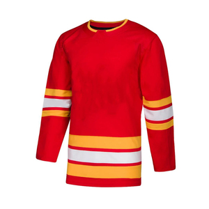 Maillots de Hockey sur glace à rayures, vente en gros, quantité minimale de commande - Product Image 2