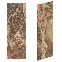 Sélection spéciale Carreaux en grès cérame 100% italien Effet marbre brillant pour villa Chambre avec design graphique Prêt à la vente