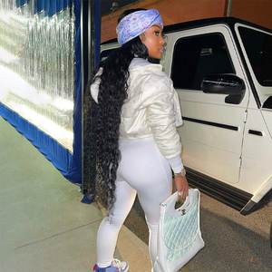 Bodycon sólido Bodysuits Mujeres Monos Manga larga Skinny Mamelucos Cálido Sexy Yoga Ropa personalizada - Product Image 5