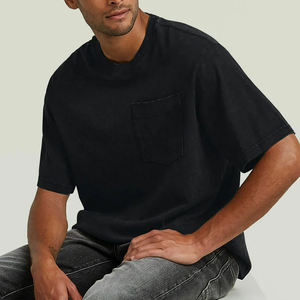 Fabriqué en usine nouveauté hommes lavage à l'acide t-shirt à vendre longueur régulière hommes lavage à l'acide t-shirt à vendre - Product Image 6