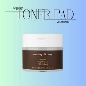 Discos de Tónico con Vitamina C Hidratantes e Iluminadores de Corea, Discos para el Cuidado de la Piel de Primera Calidad para una Piel Suave y Luminosa - Product Image 1