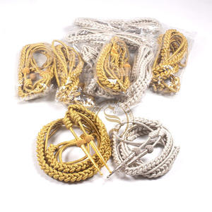 Haute Qualité Cérémonial Or Bullion Régimentaire Aiguillette Fil Épaule Cordons Longes pour Uniformes-Vente En Gros - Product Image 5