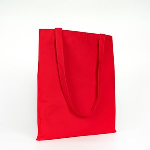 Bolsa de Mano Roja Personalizada de Lona de Algodón Premium de 300 GSM, 14x16 Pulgadas, con Impresión de Logotipo Personalizado, Bolsas Reciclables - Product Image 6
