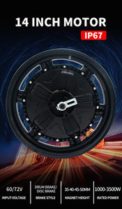 14인치 허브 모터 전동 자전거 휠 오토바이용 5000W 허브 모터 키트 - Product Image 6