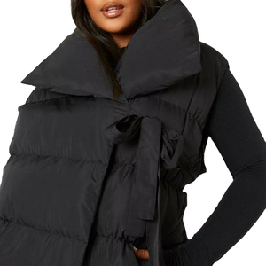 Dikson Sports conception personnalisée en gros hiver à manches longues bouffant doudoune manteau fermeture éclair mode bulle manteau pour dames femmes - Product Image 4