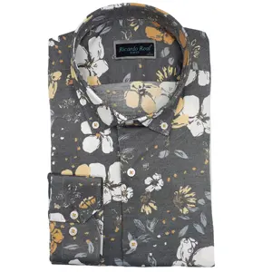 Новый дизайн Оксфорд спандекс хлопок Мужские рубашки для лета и весны с длинным рукавом с коротким рукавом