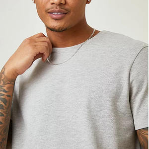 Servicio OEM, Camiseta de Algodón Sólido de Verano para Hombre de Alta Calidad, Personalizada, de Manga Corta, Tejida, Transpirable, con Logotipo Impreso Personalizado, Formal - Product Image 4