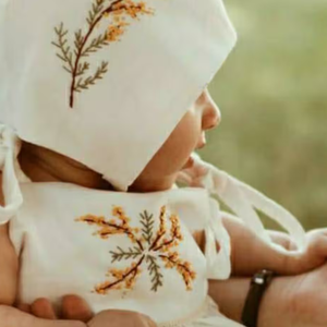 Handmade Embroidered Soft Linen Dress for <b>Baby</b> Girls Casual Style for Toddler's <b>First</b> Birthday OEM Made in Vietnam - Product Image 6