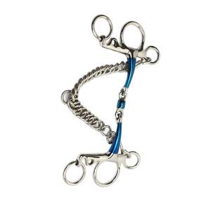 Nueva llegada de acero inoxidable media mejilla conducción Snaffle Horse Bit equipo de entrenamiento hecho por TARIQ MFG CO - Product Image 1