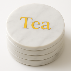 Marble Coaster with Summer <b>Time</b> Golden Lettering Perfect for Summer Themed Home Decor and <b>Gifts</b> - Product Image 6