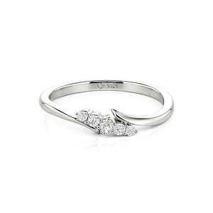 แหวนแต่งงานผู้หญิง Jeulia Custom Bypass ทำจากทอง 10K 14K 18K หรือแพลตตินัม - Product Image 1