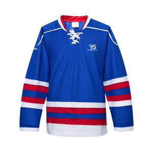 เสื้อทีมฮอกกี้น้ำแข็งคอวี ผลิตจากผ้าระบายอากาศได้ดี เหมาะสำหรับการฝึกซ้อมที่ต้องการความเร็ว เสื้อกีฬาบนลานน้ำแข็งน้ำหนักเบา - Product Image 1