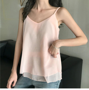 เสื้อกล้ามลำลองสำหรับผู้หญิง ใส่เล่นกีฬาฤดูร้อน ผ้าเรยอนเจอร์ซีย์ ระบายอากาศดี สีพื้น ด้านหน้าขายดีสำหรับผู้หญิง - Product Image 5