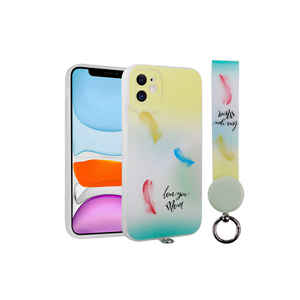 Funda de Silicona con Correa de Mano y Diseño de la Serie SAFA Arte de Netzy, Compatible con iPhone 11, 12 Pro Max, 7 Plus, 11 Pro, 14 Plus, 8 Plus - Product Image 1