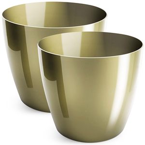 Unique Style Nursery Decoration Metal Flower Planter New Style Large Size Flower Planter Golden Finishing Metal Flower Planter - Product Image 2