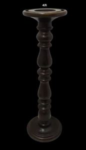 Wholesale Luxury Metal <b>Candle</b> Holder Hot Selling Aluminium Grey Polished Finish Home Decorative <b>Pillar</b> Christmas Style - Product Image 4