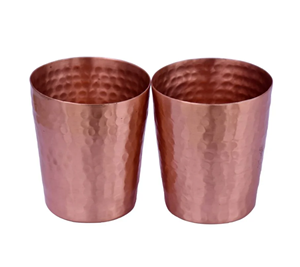 Vaso de cobre puro 100% hecho a mano de 300ml para fiesta, hogar, oficina, gimnasio, la mejor calidad de la India - Product Image 4