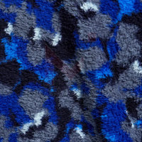 Veste polaire Sherpa bleue épaisse d'hiver pour hommes, bonne qualité, design personnalisé avec col montant, tissu en toile, couleurs personnalisées disponibles