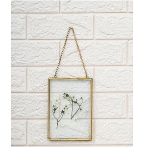 Elegant Design Brass and Glass Tabletop Decor Photo <b>Frame</b> Rectangle Shape <b>Picture</b> <b>Frame</b> <b>Wall</b> Hanging Artwork <b>Frame</b> - Product Image 6