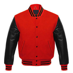 Nouvelles vestes universitaires au meilleur design pour hommes et manches courtes, tissu 100% coton, vestes universitaires de baseball en gros - Product Image 4