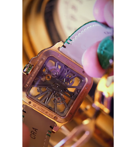 Reloj de Cuarzo con Diamantes de Moissanita para Hombre, Moderno y Lujoso, con Correa de Acero Inoxidable, Ecológico, Accesorio de Estilo de Vida de Alta Gama, India - Product Image 3