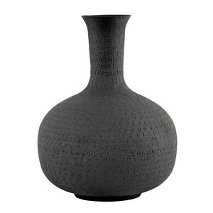 Vase à fleurs en métal au design unique avec une forme créative sculpturale qui apporte sophistication et style modernes à tout espace de vie - Product Image 1