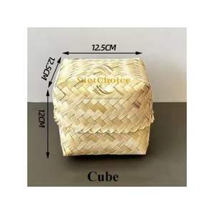 Cesta de mimbre de bambú personalizable superventas, alta calidad, duradera, competitiva y a granel almacenada del fabricante de Vietnam - Product Image 4