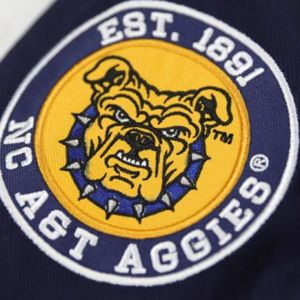 Carolina del Norte A & T Varsity Jacket Bulldog Logo 1891 College Apparel - Product Image 3