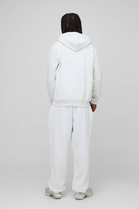 Sweat à capuche 430GSM en tissu extensible lourd avec poche kangourou, logo personnalisé, impression par transfert thermique, unisexe, surdimensionné, hiver - Product Image 2