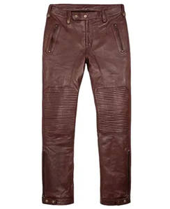 Pantalones de Ciclismo Profesionales Unisex de Cuero para Motocicleta/Moto, Transpirables, Resistentes al Viento, con Cintura Elástica y Protección Anticaídas, Personalizables - Product Image 6