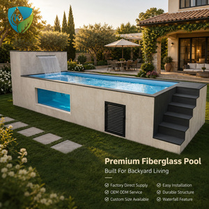 <span class=keywords><strong>Piscine</strong></span> hors sol préfabriquée durable, <span class=keywords><strong>piscine</strong></span> en fibre de verre sur mesure, spa extérieur, <span class=keywords><strong>piscine</strong></span> de plongeon pour projet de villa - Product Image 4