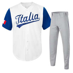 2025-26 Kits de uniformes de béisbol con logotipo personalizado para hombres Conjuntos transpirables de último diseño para equipos de jóvenes y adultos Técnicas impresas - Product Image 1