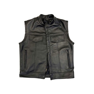 Chaleco de cuero de vaca para hombre, chaleco informal para motocicleta, novedad - Product Image 6